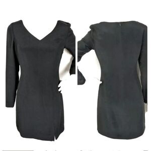 Hugo Buscati Collection Vintage Black Silk Dress